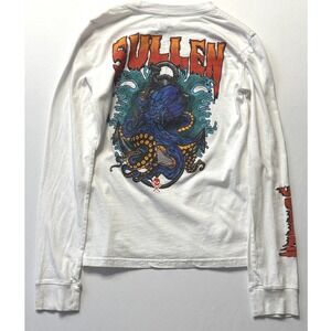 Sullen‎ Art Collective Octopus Graphic Long Sleeve T-Shirt Premium Small